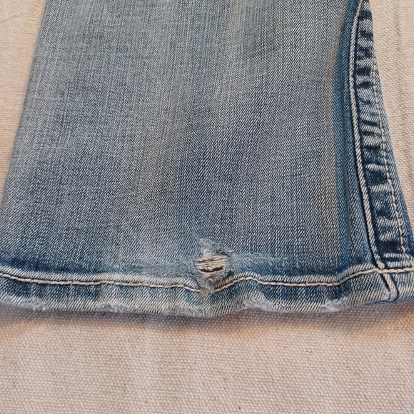Miss Me Embellished Distressed Bootcut Jeans Women's Waist 31 Inseam 32 - Picture 13 of 15